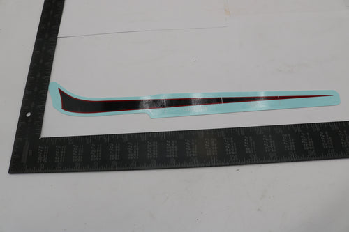 13589-07 NEW OEM 2007 HARLEY-DAVIDSON FLSTF SOFTAIL FATBOY FRONT FENDER DECAL BK/RED WS