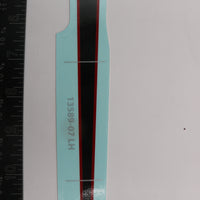 13589-07 NEW OEM 2007 HARLEY-DAVIDSON FLSTF SOFTAIL FATBOY FRONT FENDER DECAL BK/RED WS