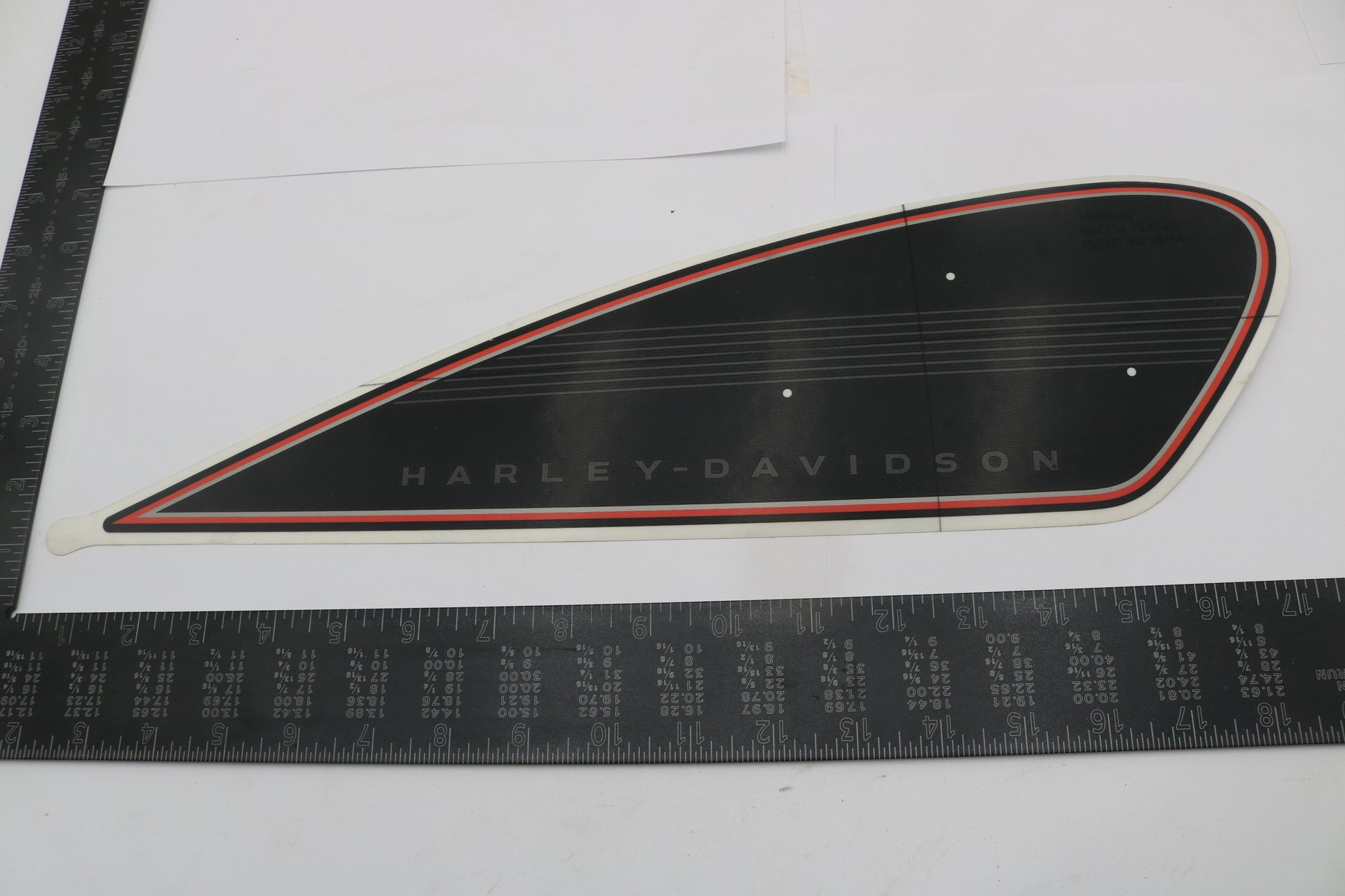 13456-07 NEW OEM 2007 HARLEY-DAVIDSON SPORTSTER RIGHT FUEL TANK DECAL