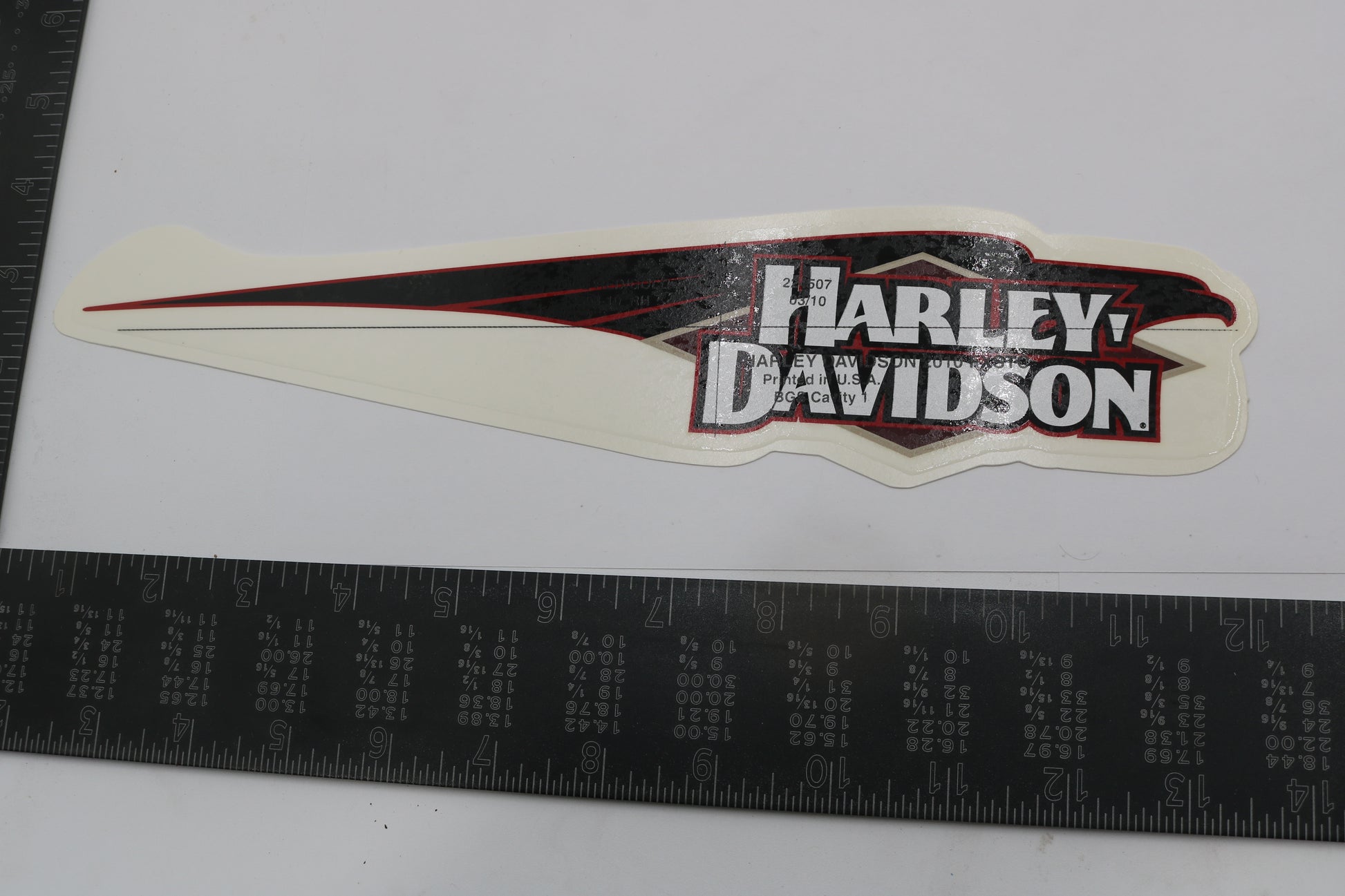13508-10 NEW OEM 2010 HARLEY-DAVIDSON FXSTC SOFTAIL CUSTOM RIGHT FUEL TANK DECAL