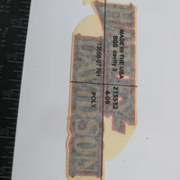 13656-07  NEW OEM HARLEY-DAVIDSON SOFTAIL, DYNA, TOURING RIGHT GAS TANK DECAL