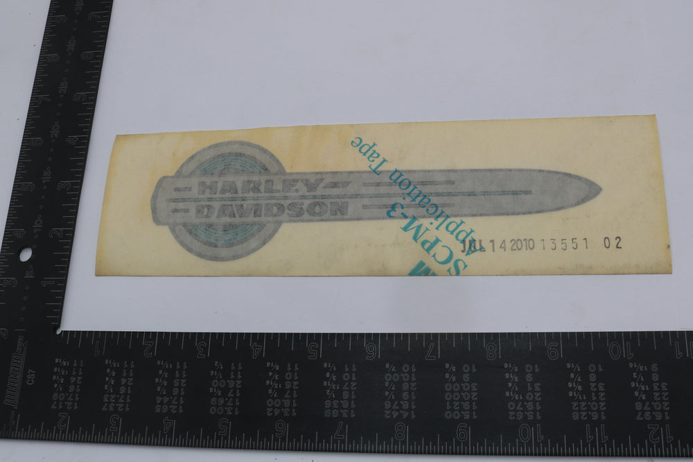 13551-02  NEW OEM HARLEY-DAVIDSON SOFTAIL DYNA TOURING LEFT GAS TANK DECAL