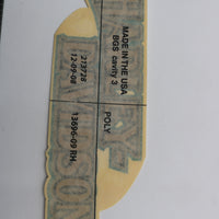 13696-09 NEW OEM HARLEY-DAVIDSON SOFTAIL DYNA TOURING RIGHT GAS TANK DECAL