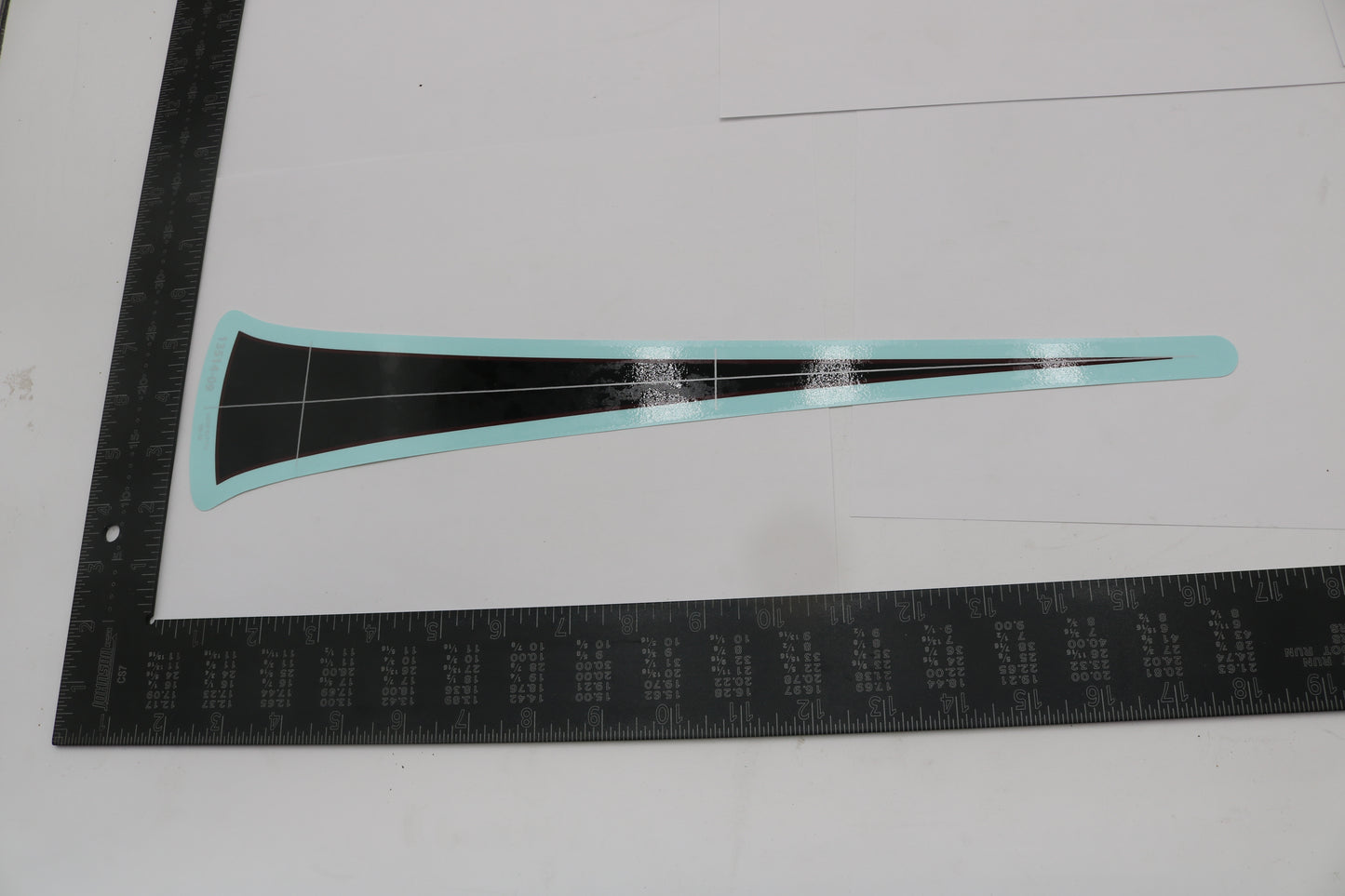 13514-09 NEW OEM 2009 HARLEY-DAVIDSON FLSTF SOFTAIL FATBOY FRONT FENDER DECAL BLACK