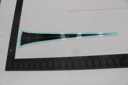 13514-09 NEW OEM 2009 HARLEY-DAVIDSON FLSTF SOFTAIL FATBOY FRONT FENDER DECAL BLACK