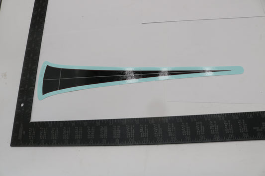 13514-09 NEW OEM 2009 HARLEY-DAVIDSON FLSTF SOFTAIL FATBOY FRONT FENDER DECAL BLACK
