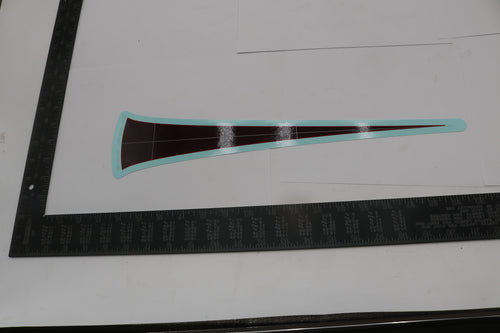 13515-07 NEW OEM 2007 HARLEY-DAVIDSON FLSTF SOFTAIL FATBOY FRONT FENDER DECAL BURG/RE