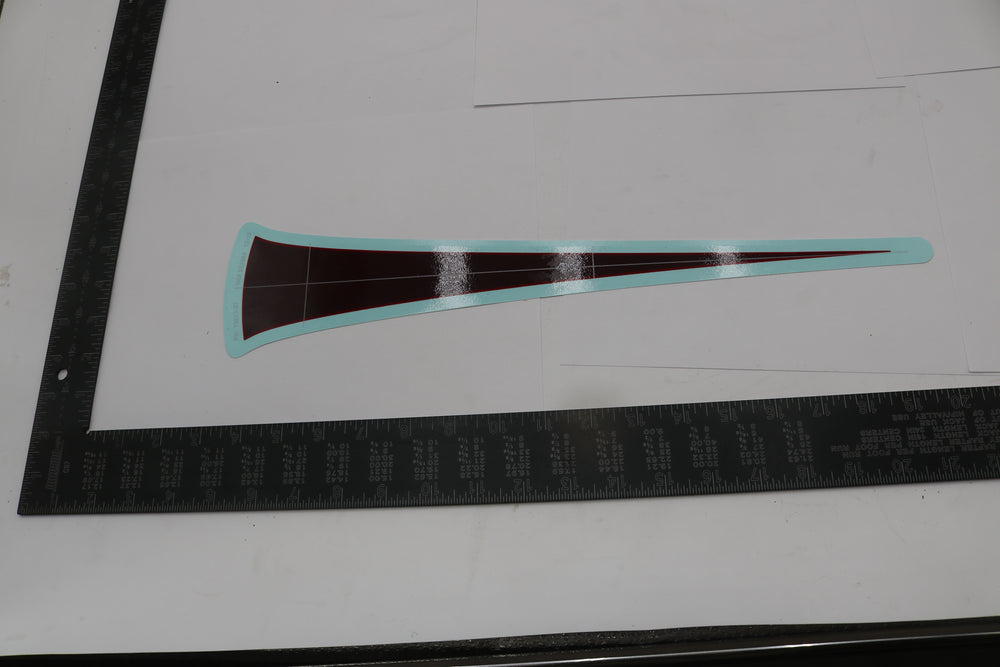 13515-07 NEW OEM 2007 HARLEY-DAVIDSON FLSTF SOFTAIL FATBOY FRONT FENDER DECAL BURG/RE