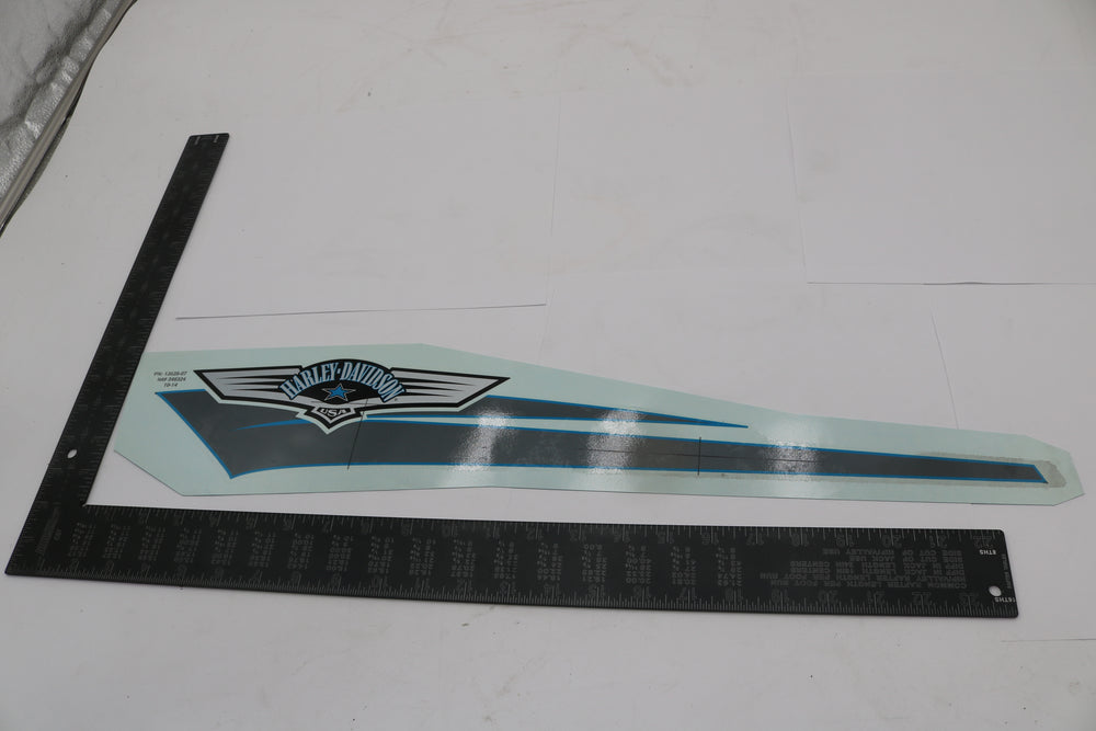 13528-07 NEW OEM 2007 HARLEY-DAVIDSON FLSTF SOFTAIL FATBOY LEFT FUEL TANK DECAL