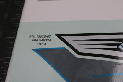 13528-07 NEW OEM 2007 HARLEY-DAVIDSON FLSTF SOFTAIL FATBOY LEFT FUEL TANK DECAL