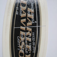 14132-09 NEW OEM 2009 HARLEY-DAVIDSON FLTR ROADGLIDE RIGHT FUEL TANK DECAL BLACK/GOLD