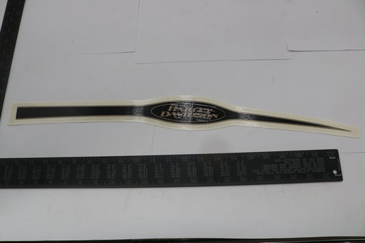 14131-09 NEW OEM 2009 HARLEY-DAVIDSON FLTR ROADGLIDE LEFT FUEL TANK DECAL BLACK/GOLD