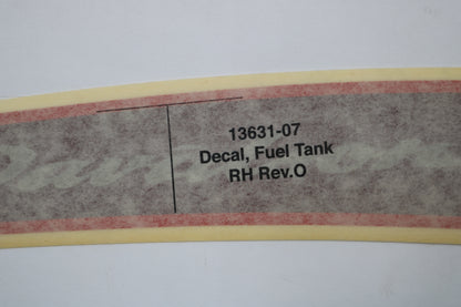 13631-07 NEW OEM 2007 HARLEY-DAVIDSON FLT ROADGLIDE RIGHT FUEL TANK DECAL
