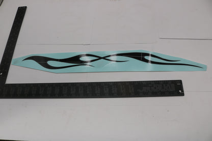 14157-10 NEW OEM 2010 HARLEY-DAVIDSON FXCW/C SOFTAIL ROCKER REAR FENDER CHR/BLK LEFT