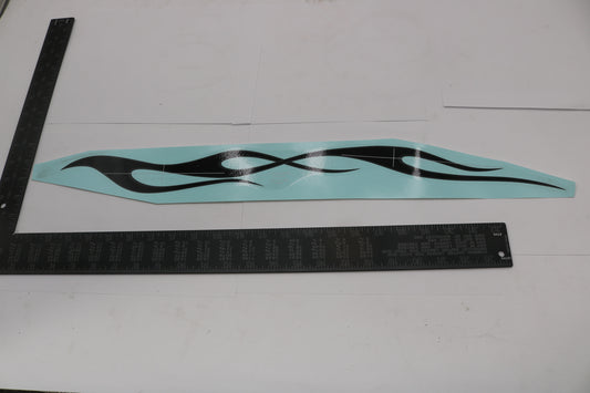 14157-10 NEW OEM 2010 HARLEY-DAVIDSON FXCW/C SOFTAIL ROCKER REAR FENDER CHR/BLK LEFT