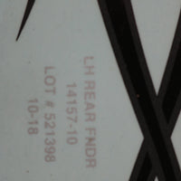 14157-10 NEW OEM 2010 HARLEY-DAVIDSON FXCW/C SOFTAIL ROCKER REAR FENDER CHR/BLK LEFT