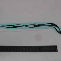 13858-08 NEW OEM 2008 HARLEY-DAVIDSON FXCWC SOFTAIL ROCKER GAS TANK DECAL BRG/PRL RH