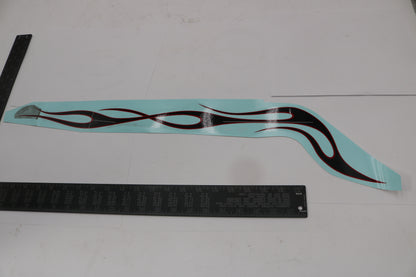 13860-08 NEW OEM 2008 HARLEY-DAVIDSON FXCWC SOFTAIL ROCKER FUEL TANK DECAL BLK/RD RH