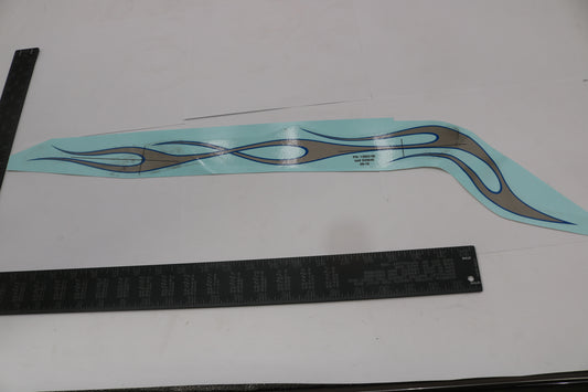 13862-08 NEW OEM 2008 HARLEY-DAVIDSON SOFTAIL ROCKER FUEL TANK DECAL FXCWC STN/BLU RH