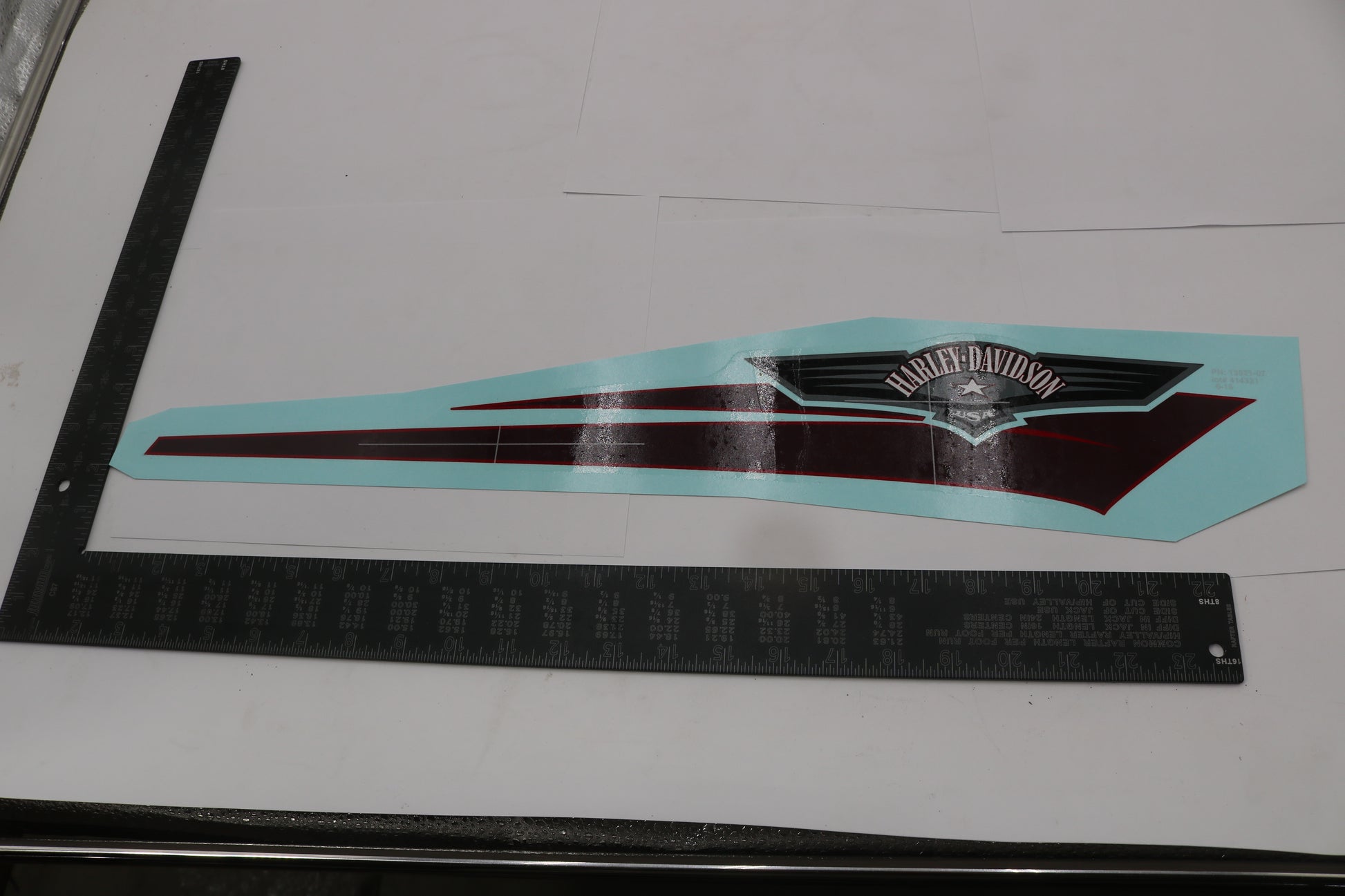13521-07 NEW OEM 2007 HARLEY-DAVIDSON FLSTF SOFTAIL FATBOY RIGHT FUEL TANK DECAL