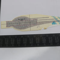 13318-05 NEW OEM 2005 HARLEY-DAVIDSON HERITAGE SOFTAIL LEFT GAS TANK DECAL RED/G0LD