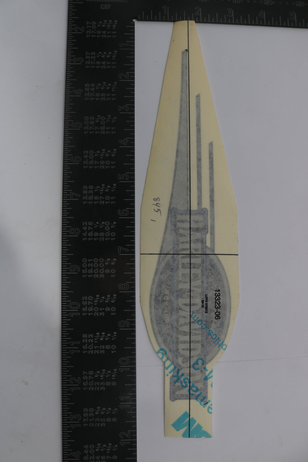 13323-06 NEW OEM 2006 HARLEY-DAVIDSON HERITAGE SOFTAIL RIGHT GAS TANK DECAL