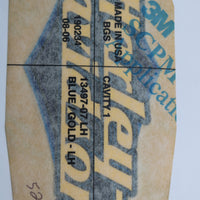 13497-07 NEW OEM 2007 HARLEY-DAVIDSON SOFTAIL LEFT GAS TANK DECAL BLUE/GOLD