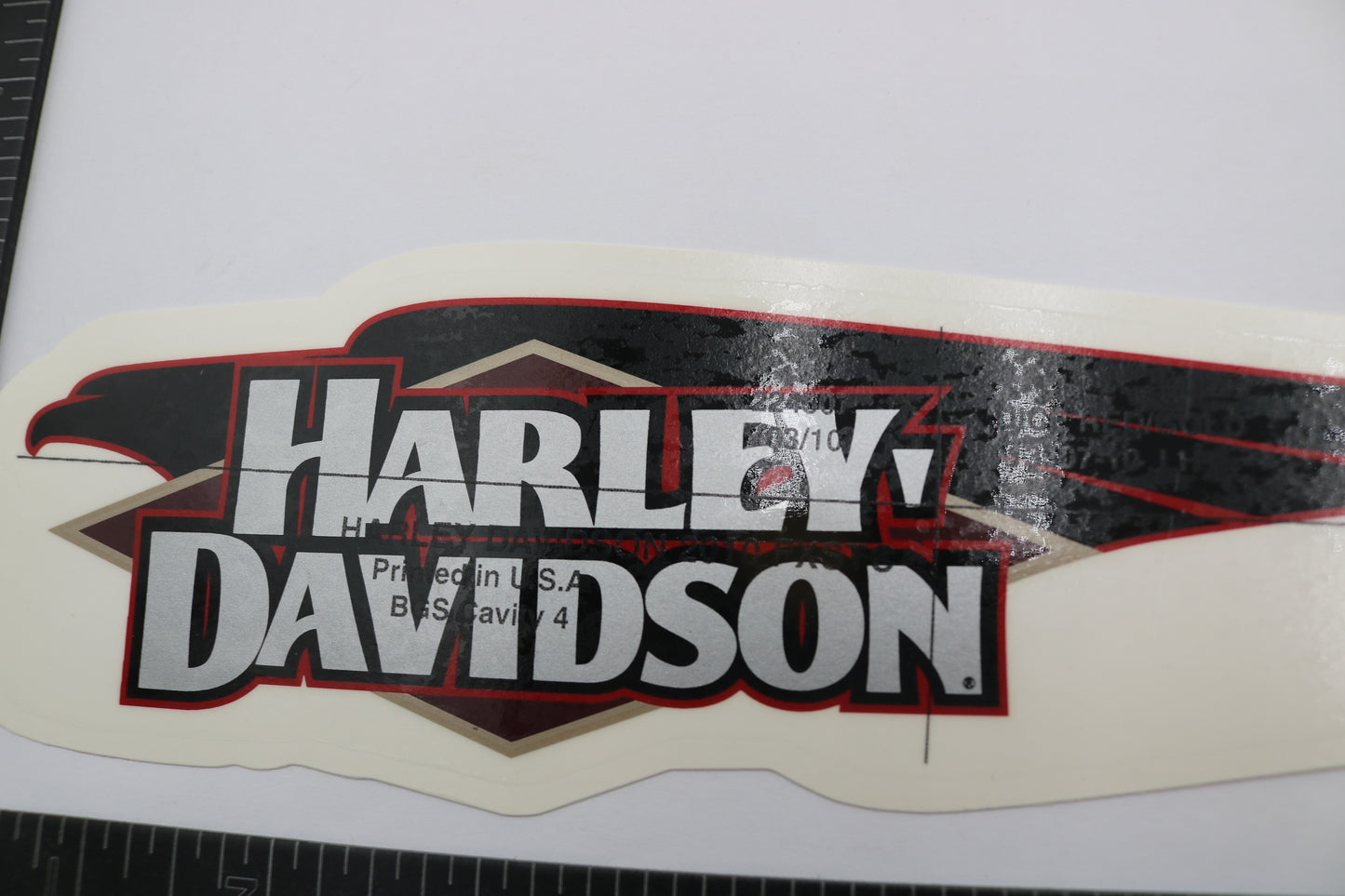 13507-10 NEW OEM 2010 HARLEY-DAVIDSON SOFTAIL LEFT GAS TANK DECAL FXSTC