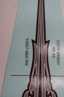 
              13327-08A NEW OEM 2008 HARLEY-DAVIDSON SOFTAIL DYNA RIGHT FUEL TANK DECAL RD/SLV
            