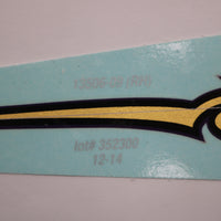 13506-09 NEW OEM HARLEY-DAVIDSON GAS TANK DECAL RIGHT PURPLE GOLD LEAF WS