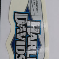 13510-10 NEW OEM 2010 HARLEY-DAVIDSON SOFTAIL GAS TANK DECAL RIGHT DICE BLUE/SILVER