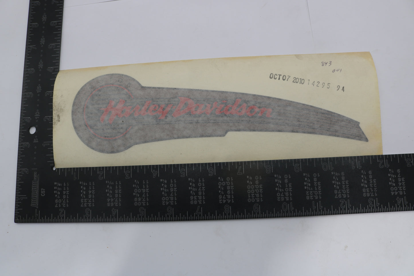14295-94 NEW OEM 1994-1995 HARLEY-DAVIDSON TOURING FLHT/C LEFT GAS TANK DECAL