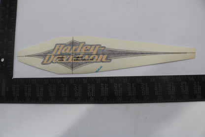 13496-07 NEW OEM 2007 HARLEY-DAVIDSON SOFTIAL LEFT GAS TANK DECAL GOLD LEAF BURG
