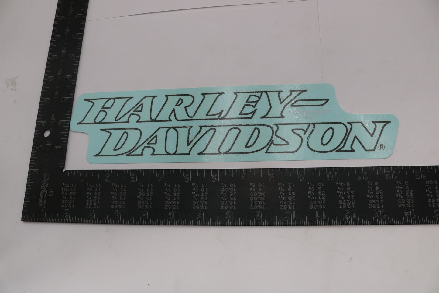 14100669BACH NEW OEM HARLEY-DAVIDSON SOFTIAL DYNA TOURING LEFT GAS TANK DECAL