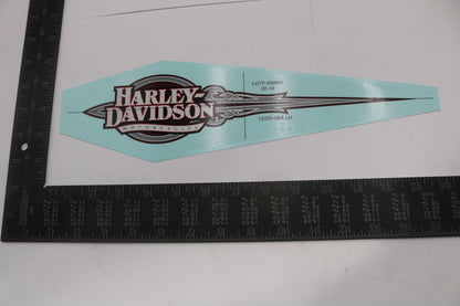 13326-08A NEW OEM HARLEY-DAVIDSON SOFTAIL DYNA LEFT GAS TANK DECAL CLASSIC RED/SILVER