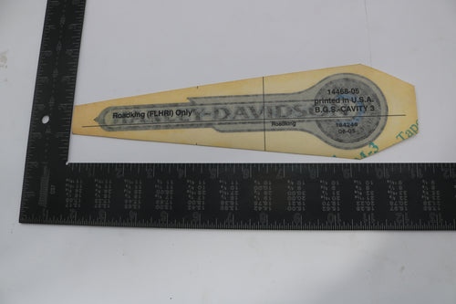 14468-05 NEW OEM 2005 HARLEY-DAVIDSON FLHRI ROADKING RIGHT GAS TANK DECAL