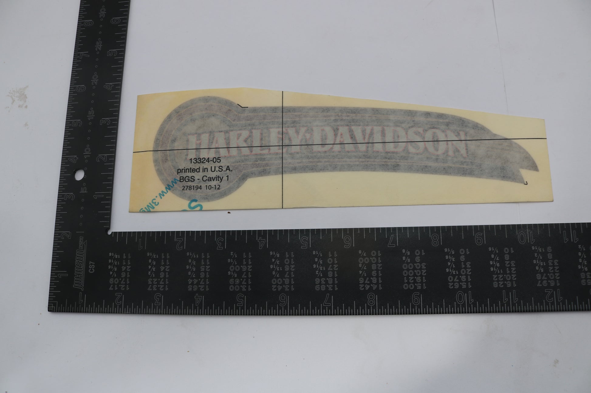 13324-05 NEW OEM 2005-2007 HARLEY-DAVIDSON TOURING LEFT FUEL TANK DECAL
