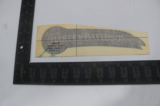 13324-05 NEW OEM 2005-2007 HARLEY-DAVIDSON TOURING LEFT FUEL TANK DECAL