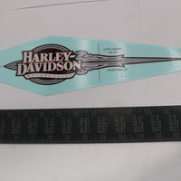 13326-08A NEW OEM HARLEY-DAVIDSON SOFTAIL DYNA LEFT GAS TANK DECAL CLASSIC RED/SILVER