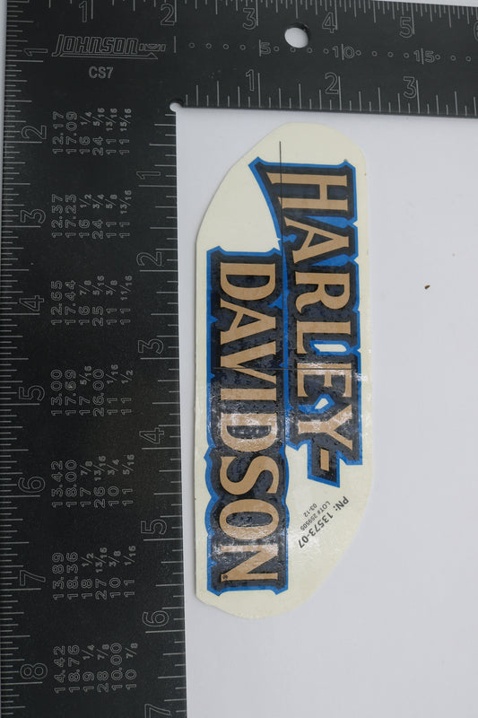 13573-07 NEW OEM HARLEY-DAVIDSON SOFTAIL DYNA TOURING GAS TANK DECAL