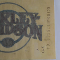 13365-04 NEW OEM HARLEY-DAVIDSON SOFTAIL DYNA TOURING GAS TANK DECAL