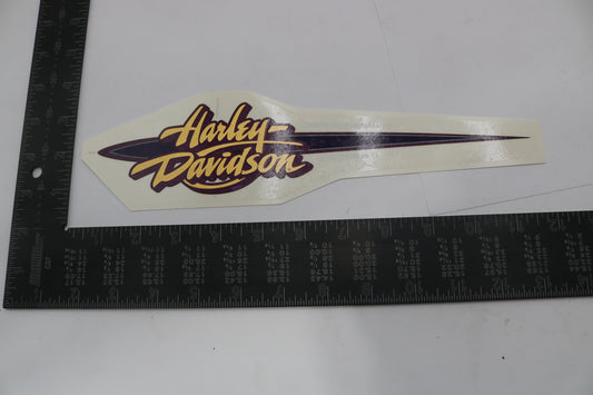 14100041 NEW OEM HARLEY-DAVIDSON SOFTAIL DYNA TOURING LEFT GAS TANK DECAL GOLD