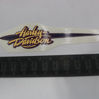 14100041 NEW OEM HARLEY-DAVIDSON SOFTAIL DYNA TOURING LEFT GAS TANK DECAL GOLD