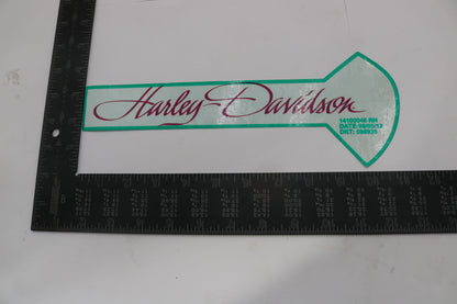 14100046 NEW OEM HARLEY-DAVIDSON SPORTSTER DYNA TOURING RIGHT GAS TANK DECAL