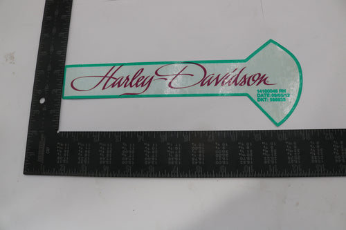 14100046 NEW OEM HARLEY-DAVIDSON SPORTSTER DYNA TOURING RIGHT GAS TANK DECAL