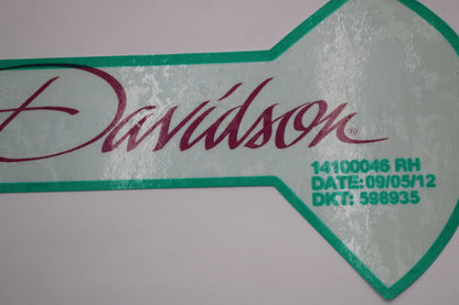 14100046 NEW OEM HARLEY-DAVIDSON SPORTSTER DYNA TOURING RIGHT GAS TANK DECAL