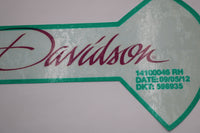 
              14100046 NEW OEM HARLEY-DAVIDSON SPORTSTER DYNA TOURING RIGHT GAS TANK DECAL
            