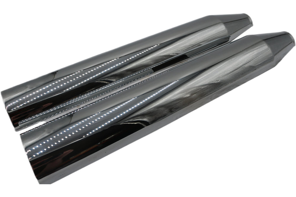 65400266 OEM NTO 2018-2024 HARLEY-DAVIDSON SOFTAIL MUFFLER HEAT SHIELDS CHROME