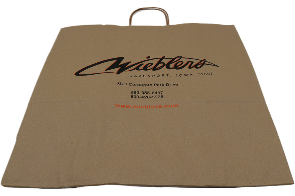NEW ORIGINAL WIEBLERS HARLEY-DAVIDSON DAVENPORT IOWA SHOPPING BAG RETIRED