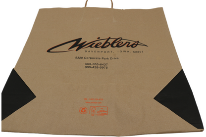 NEW ORIGINAL WIEBLERS HARLEY-DAVIDSON DAVENPORT IOWA SHOPPING BAG RETIRED